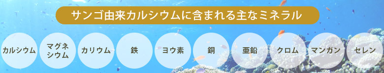サンゴ由来カルシウム